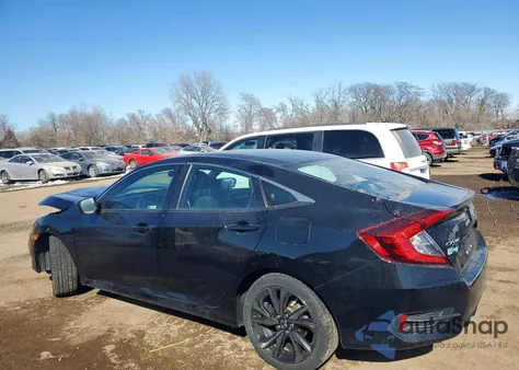 2019 Honda Civic Sport from USA, damaged, VIN 2HGFC2F82KH546406